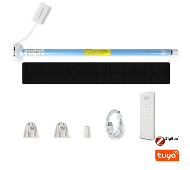 Zigbee rechargeable roller blind tubular motor for 17/25/28mm tubes