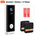 Entry Battery Video Doorbell Kit | 1080p Tuya Doorbell + 2 RF Chimes