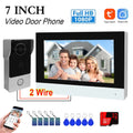 Smart 2-Wire Video Intercom Kit | 7-Inch Touch Monitor + 1080p Doorbell