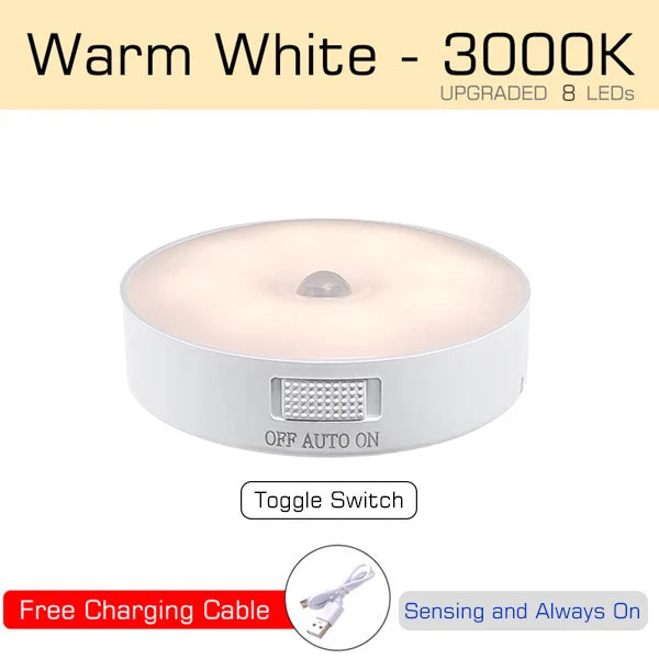 USB Rechargeable Motion Sensor Night Light