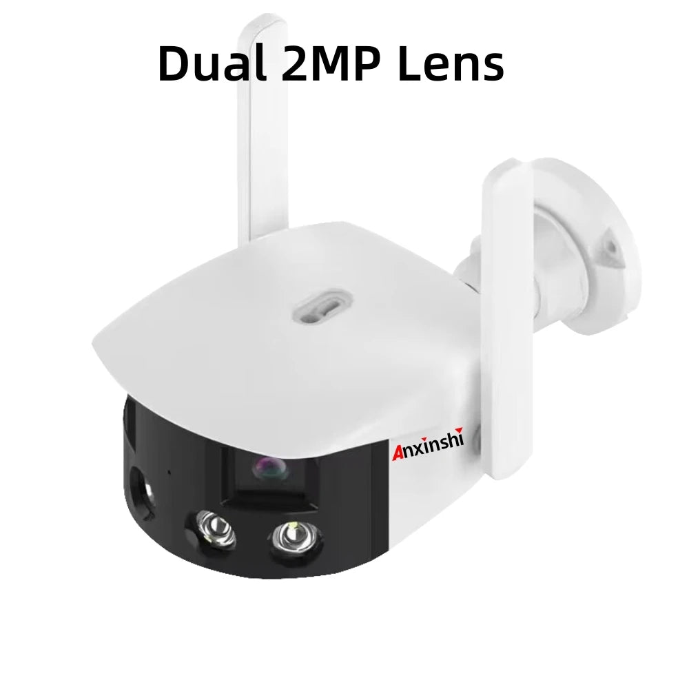 PoE ONVIF Outdoor Dual-Lens Security Camera