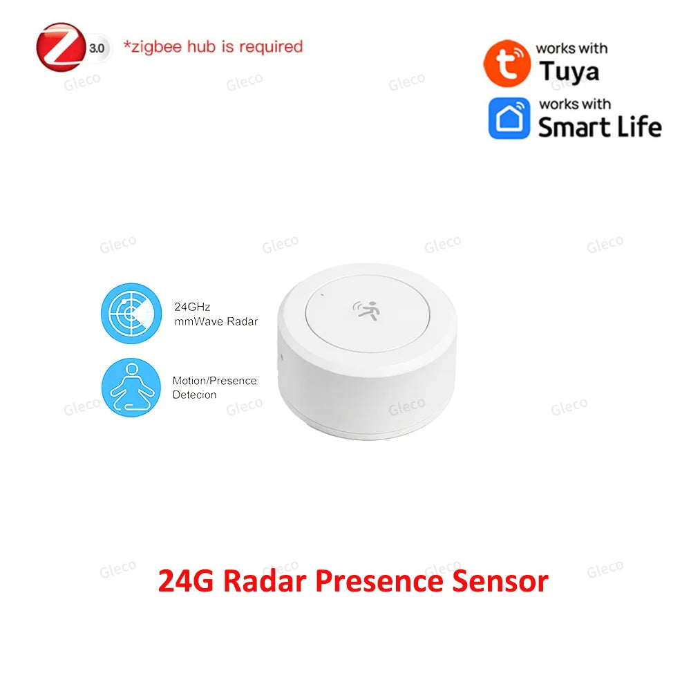 Mini Zigbee mmWave Human Presence Sensor - Tuya Presence Sensor