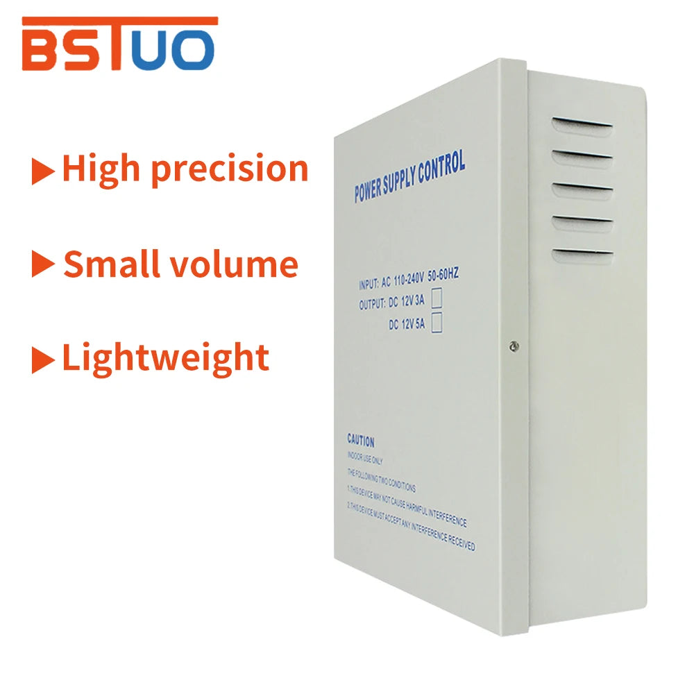 12V Access Control Power Supply for Intercom and Electric Lock Systems
